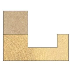 21/1X1/2TC - Guided Housing Cutter -Outlet Router Grip Store 21 1 2a 1