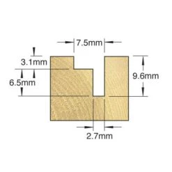 331X1/2TC - Aquamac 63 Recessor 41.3mm Diameter X 4.8mm Cut 17 331X1/2TC - Aquamac 63 Recessor 41.3mm Diameter X 4.8mm Cut -Outlet Router Grip Store 331 2a 2