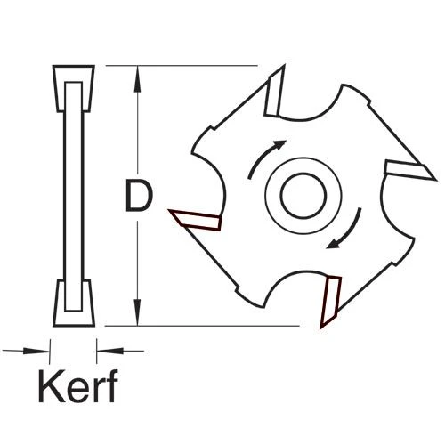 34/9TC - Slotter 2.5mm Kerf M12mm Bore 4 34/9TC - Slotter 2.5mm Kerf M12mm Bore - Image 2