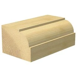 46/118X1/2TC - Bearing Guided Ovolo Cutter 3mm Radius 21 46/118X1/2TC - Bearing Guided Ovolo Cutter 3mm Radius -Outlet Router Grip Store 46 140 3b 3