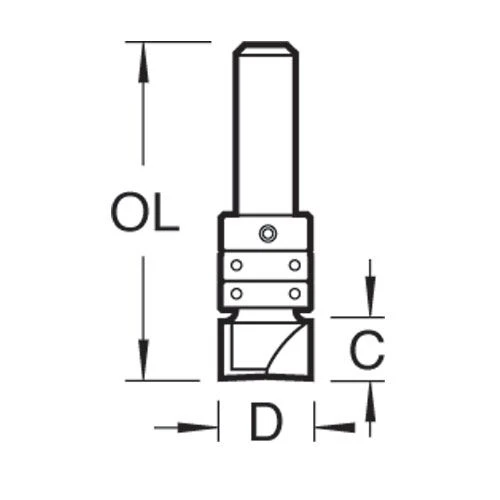 46/900X1/4TC - Guided Profiler 9.5mm Dia X 6mm Cut 4 46/900X1/4TC - Guided Profiler 9.5mm Dia X 6mm Cut - Image 2