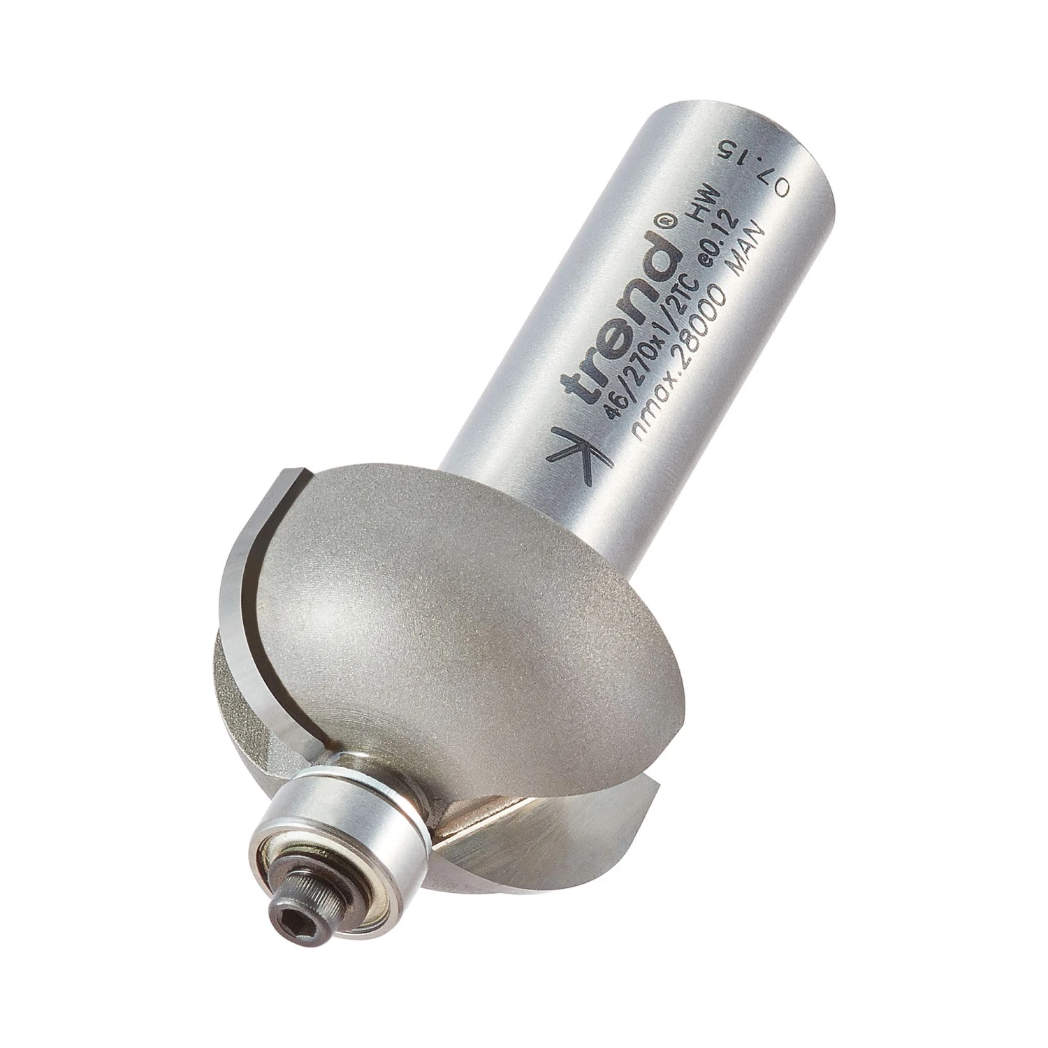 46/270X1/2TC - Bearing Guided Cove Cutter 9.5mm Radius 3 46/270X1/2TC - Bearing Guided Cove Cutter 9.5mm Radius