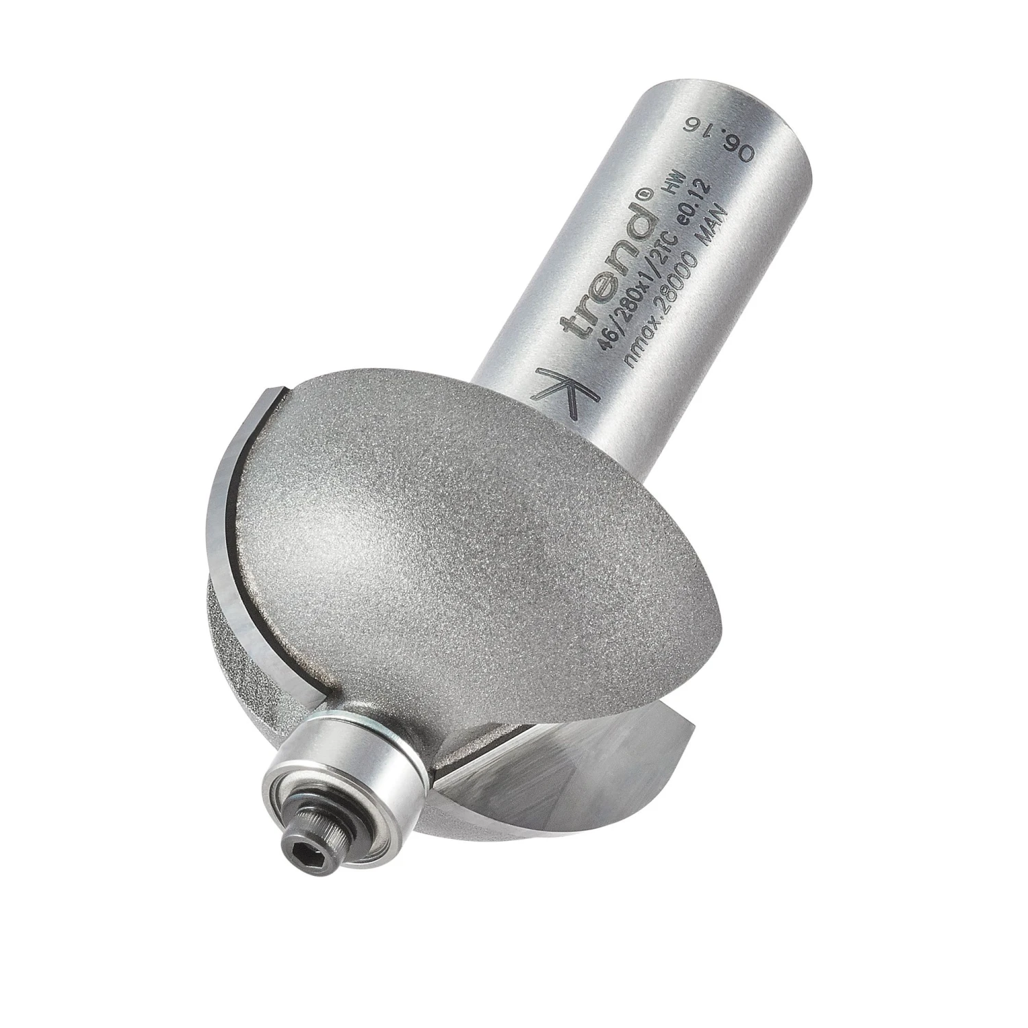 46/280X1/2TC - Bearing Guided Cove Cutter 12.7mm Radius 3 46/280X1/2TC - Bearing Guided Cove Cutter 12.7mm Radius