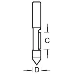 47/4X1/4TC - Pierce And Trim Cutter -Outlet Router Grip Store 47 4 dd