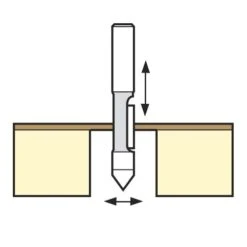 S47/4X1/4STC - Pierce Trim Cutter -Outlet Router Grip Store 47 4 sa 1