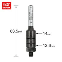 33/60X1/4 - Arbor 33/60 For 1/4 Bore Tools -Outlet Router Grip Store 5027654005781 33 60x1 4 2d1 dd