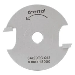 34/20TC - Slotter 6mm Kerf 1/4 Bore -Outlet Router Grip Store 5027654005996 34 20tc 2d1