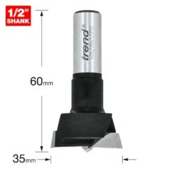 105/35X1/2TC - Router Machine Bit -Outlet Router Grip Store 5027654027776 105 35x1 2tc 2d1 dd