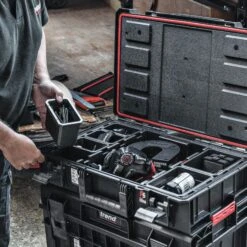 MS/P/200P - Pro Modular Storage Case 200 With Organiser 41 MS/P/200P - Pro Modular Storage Case 200 With Organiser -Outlet Router Grip Store 5027654064504 ms p 200p feat20