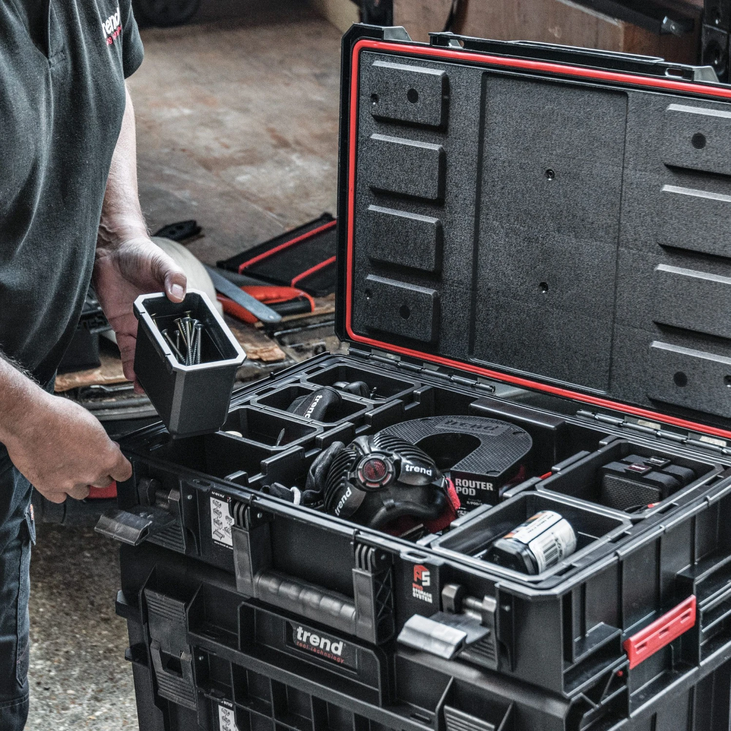 MS/P/200P - Pro Modular Storage Case 200 With Organiser 22 MS/P/200P - Pro Modular Storage Case 200 With Organiser - Image 20