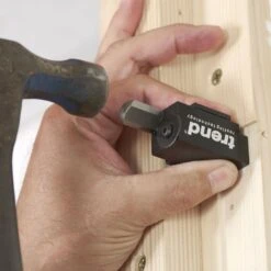 C/CHISEL - Trend Corner Chisel - To Quickly Square Up Rounded Corners When Using Lock And Hinge Jigs. -Outlet Router Grip Store 5027654519271 c chisel action 3 1
