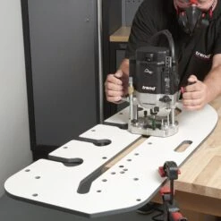 KWJ700 - Trend Worktop Jig - Multi - Function Jig For Accurately Fitting Kitchen Worktops In 10 Different Widths From 250mm To 700mm Wide -Outlet Router Grip Store 5027654559710 kwj700 action 23