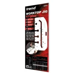 KWJ700 - Trend Worktop Jig - Multi - Function Jig For Accurately Fitting Kitchen Worktops In 10 Different Widths From 250mm To 700mm Wide -Outlet Router Grip Store 5027654559710 kwj700 pack