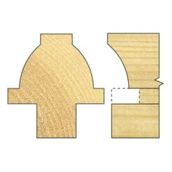 6/51X1/2TC - Sash Bar Ovolo Joint Cutter 17mm Radius 12 6/51X1/2TC - Sash Bar Ovolo Joint Cutter 17mm Radius -Outlet Router Grip Store 6 51 2a