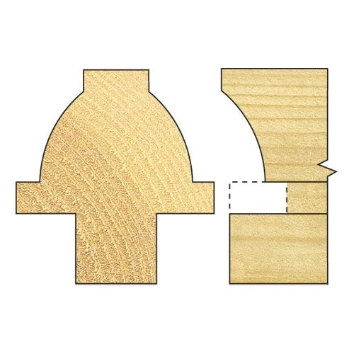 6/51X1/2TC - Sash Bar Ovolo Joint Cutter 17mm Radius 6 6/51X1/2TC - Sash Bar Ovolo Joint Cutter 17mm Radius - Image 4