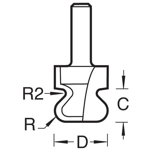 84/92X1/2TC - Drawer Pull Cutter 4 84/92X1/2TC - Drawer Pull Cutter - Image 2
