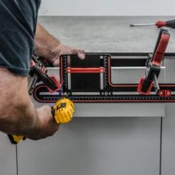 CAB/JIG/A - Cabinet Hardware Drilling Jig -Outlet Router Grip Store cab jig a feat13