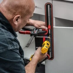 CAB/JIG/A - Cabinet Hardware Drilling Jig -Outlet Router Grip Store cab jig a feat14