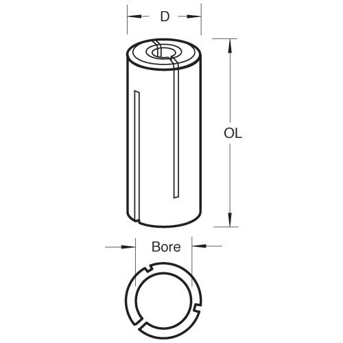 CLT/SLV/6312 - Collet Sleeve 6.35mm To 12mm 4 CLT/SLV/6312 - Collet Sleeve 6.35mm To 12mm - Image 2