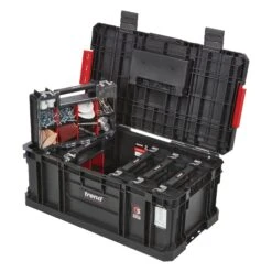 MS/C/200/ORG - Modular Storage Compact Toolbox 200 With Mini Organisers -Outlet Router Grip Store ms c 200 org feat3