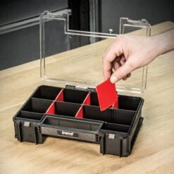 MS/C/200/ORG - Modular Storage Compact Toolbox 200 With Mini Organisers -Outlet Router Grip Store ms c 200 org feat6