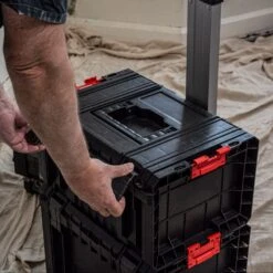 MS/T/SET3/A - ProTransit 3pc Storage Set (Cart, Box & Tool Case) -Outlet Router Grip Store ms t set3 a feat1