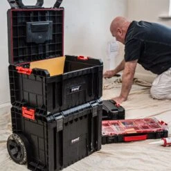 MS/T/SET3/A - ProTransit 3pc Storage Set (Cart, Box & Tool Case) -Outlet Router Grip Store ms t set3 a feat2