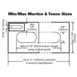 MT/JIG/EURO - Mortise And Tenon Jig Euro (Metric Size) -Outlet Router Grip Store mt jig sa 1
