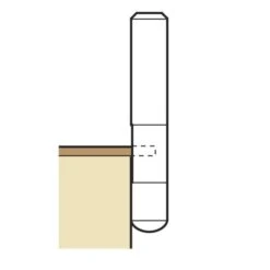S48/40X1/4STC - Economy Trimmer 6.3mm Diameter 10mm Length -Outlet Router Grip Store s48 40 sa 1