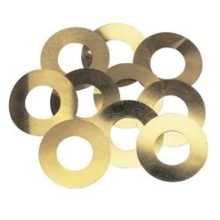 SHIM/PACK/1 - Shim 8mm ID X 0.05mm 10 Pack -Outlet Router Grip Store shims gold 4
