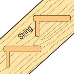 STAIR/B - Stair Jig B Complete Open Riser -Outlet Router Grip Store stair b string
