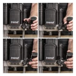 T14EK - 2300W 1/2" Dual-Mode Plunge Router 240V UK -Outlet Router Grip Store t14ek feat9