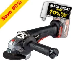 T18S/AG115B - T18S 18V Brushless 115mm Angle Grinder (Bare Tool) - UK & Eire Sale Only -Outlet Router Grip Store t18s ag115b main 2 save50 1