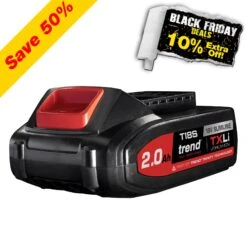 T18S/BA2A - T18S 18V 2Ah TXLI Battery - UK & Eire Sale Only -Outlet Router Grip Store t18s ba2a main 5 save50 1