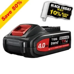 T18S/BA4AM - T18S 18V 4Ah TXLI Battery - UK & Eire Sale Only -Outlet Router Grip Store t18s ba4a main 6 save50 1