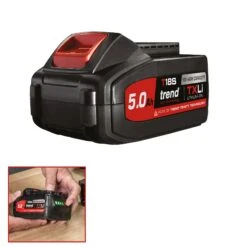 T18S/BA5A - T18S 18V 5Ah TXLI Battery - UK & Eire Sale Only -Outlet Router Grip Store t18s ba5a main 2