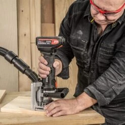 T18S/BJK1 - T18S 18V Biscuit Jointer Kit (1 X 4Ah Battery And Fast Charger) - UK & Eire Sale Only -Outlet Router Grip Store t18s bjk1 feat4 1