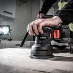 T18S/ROS125B - T18S 18V 125mm Random Orbital Sander (Bare Tool) - UK & Eire Sale Only -Outlet Router Grip Store t18s ros125b feat7