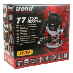 T7ELK - 1750W 1/2 Inch Variable Speed Plunge Router 110V 16A -Outlet Router Grip Store t7elk pack1