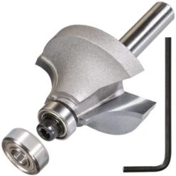 46/118X1/4TC - Bearing Guided Ovolo Cutter 3mm Radius 32 46/118X1/4TC - Bearing Guided Ovolo Cutter 3mm Radius -Outlet Router Grip Store test 46 140x14 3d4