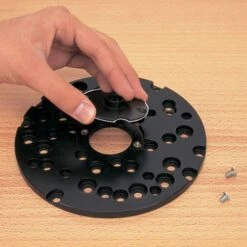 UNIBASE - Trend UNIBASE - Router Base Adaptor. Allows Other Makes And Models Of Router To Use The Trend Guide Bushes For Increased Diversity. -Outlet Router Grip Store ub fit bush 2